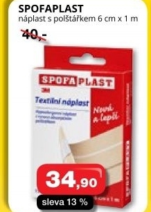 Náplast textilní Spofaplast