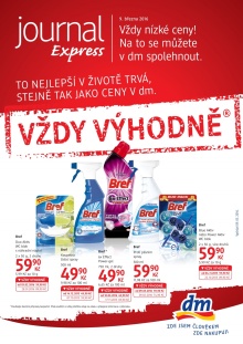 akční leták dm drogerie 9.3.2016-31.3.2016