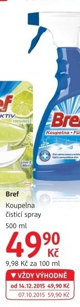 Čistič koupelen Bref