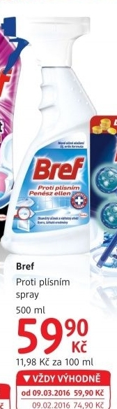 Čistič proti plísním Bref