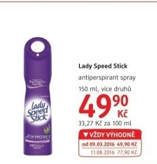Deodorant sprej Speed Stick