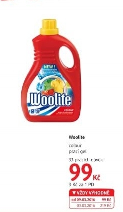 Prací gel Woolite