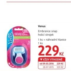 Holicí strojek dámský Embrace snap Gillette Venus