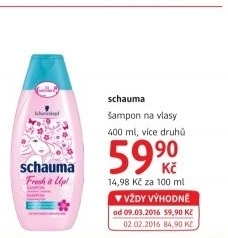 Šampon Schauma Schwarzkopf