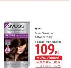 Barva na vlasy Syoss Gloss Sensation