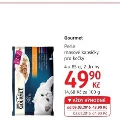 Kapsičky pro kočky Perle Gourmet Purina