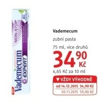 Pasty na zuby Vademecum