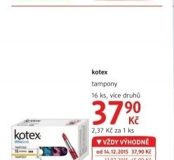 Tampony Kotex