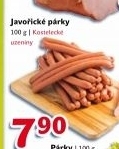 Párky javořické Kostelecké uzeniny