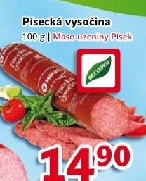 Salám Vysočina písecká Maso uzeniny Písek