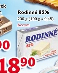 Máslo rodinné