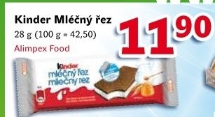 Řez mléčný Kinder
