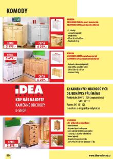 akční leták IDEA nábytek 14.3.2016-31.12.2016