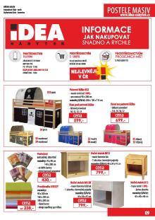 akční leták IDEA nábytek 14.3.2016-31.12.2016