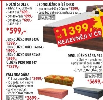 Noční stolek 140 buk