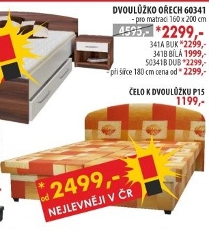 Čelo k dvoulůžku SÁRA