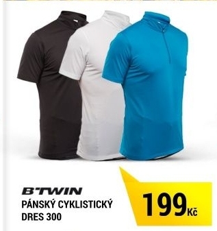Pánský cyklistický dres 300 B'TWIN