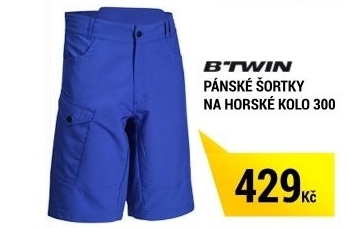 ŠORTKY 300 MTB MODRÉ B'TWIN