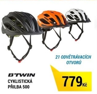 Cyklistická přilba 500 B'TWIN