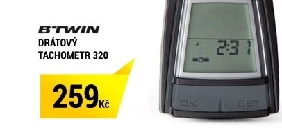 DRÁTOVÝ TACHOMETR 320 B'TWIN