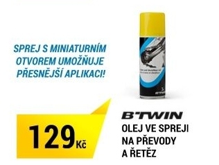 OLEJ VE SPREJI NA PŘEVODY A ŘETĚZ B'TWIN