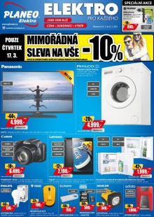 akční leták Planeo Elektro 16.3.2016-22.3.2016