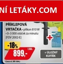 FDV 2002-E Příklepová vrtačka FIELDMANN + dárek základní vrtáky