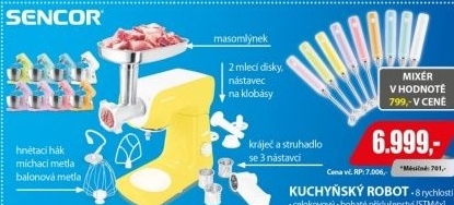 STM 40WH Kuchyňský Robot + tyčový mixér SHB3xxx