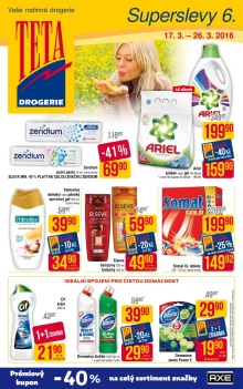 akční leták Teta drogerie 17.3.2016-26.3.2016