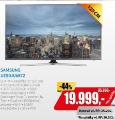 UE50JU6872LED ULTRA HD LCD TV SAMSUNG