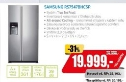 RS 7547BHCSP/EF SBS CHLADNIČKASAMSUNG