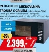 PMD 2525 B mikrovlnná trouba PHILCO