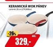 LTK2808BLW WOK KER.28CM ECO.MOD. LAMART