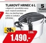 LTDSD6 TLAKOVÝ HRNEC 6L PRESSION LAMART