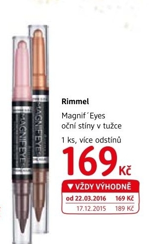 Oční stíny v tužce Magnif' Eyes Rimmel
