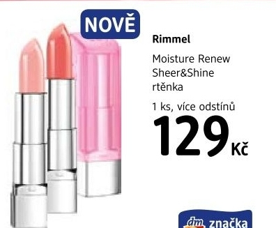 Rtěnka Moisture Renew Rimmel