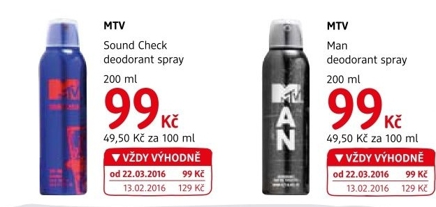 Deodorant sprej MTV