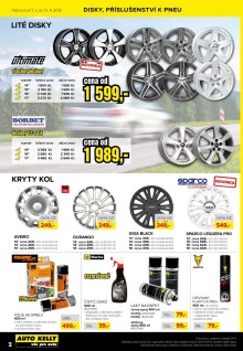 akční leták Auto Kelly 7.3.2016-10.4.2016