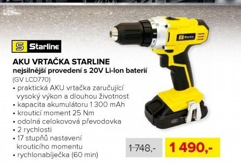 AKU vrtačka Starline