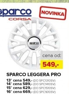 Kryty kol SPARCO LEGGERA PRO 13 stříbrná