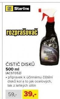 STARLINE Čistič disků 500 ml - rozprašovač