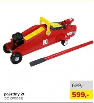Hever pojízdný 2t TUV GS