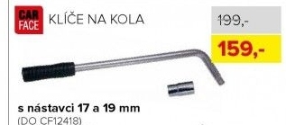 Klíč na kola 17-19 mm