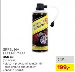 Sprej na lepení pneu 450ml CAPTAIN