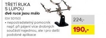 Třetí ruka s lupou