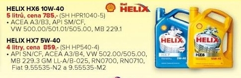 Helix HX6 10W-40 - 5 litrů