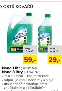 letní směs do ostřikovačů NANO - 1 Litr