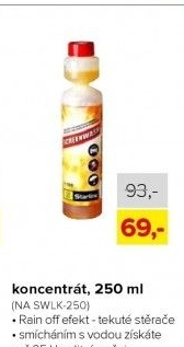 letní koncentrát kapaliny do ostřikovačů - 250ml