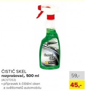 STARLINE Čistič skel 500 ml - rozprašovač
