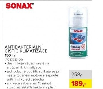 Čistič klimatizace